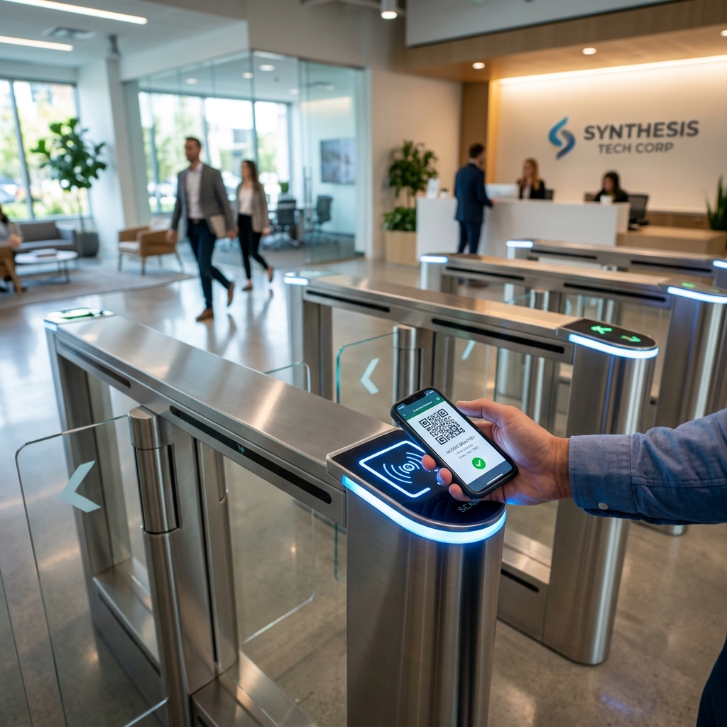 Control de acceso inteligente en oficinas corporativas